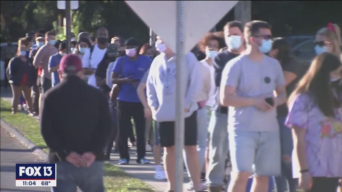 Demand for tests, cases of COVID-19 high in Florida